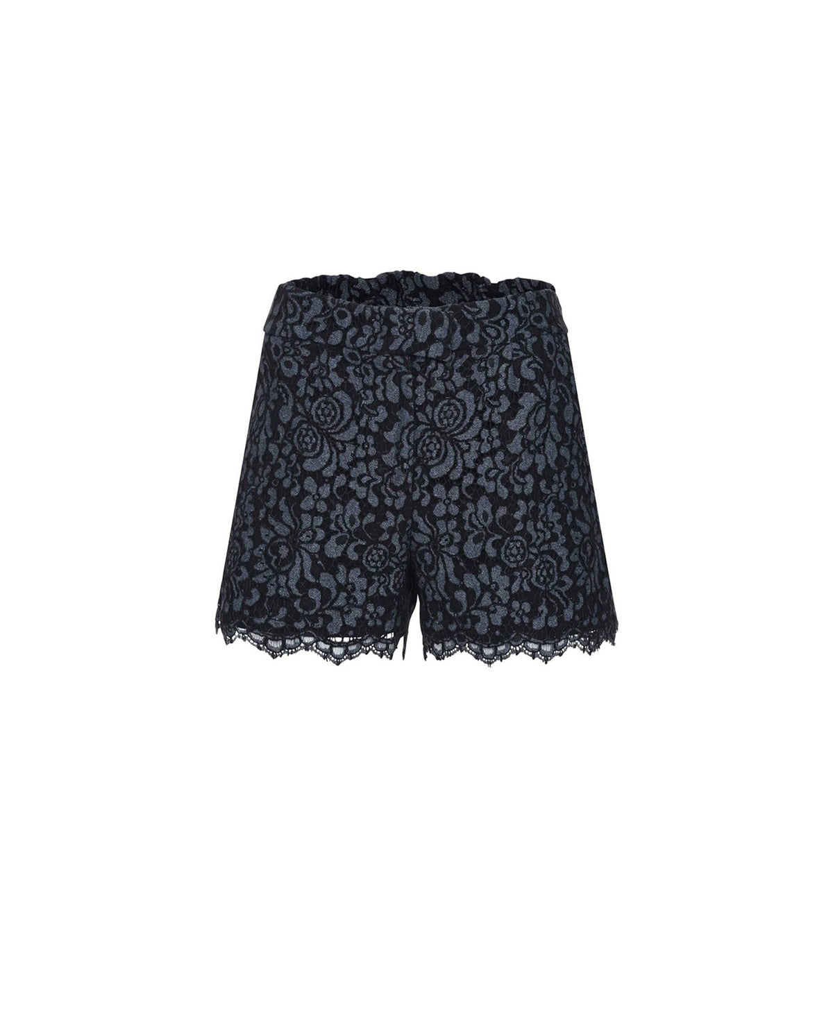 Short Soizic en dentelle - Silver Grey