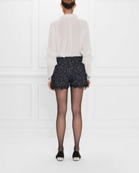 Short Soizic en dentelle - Silver Grey