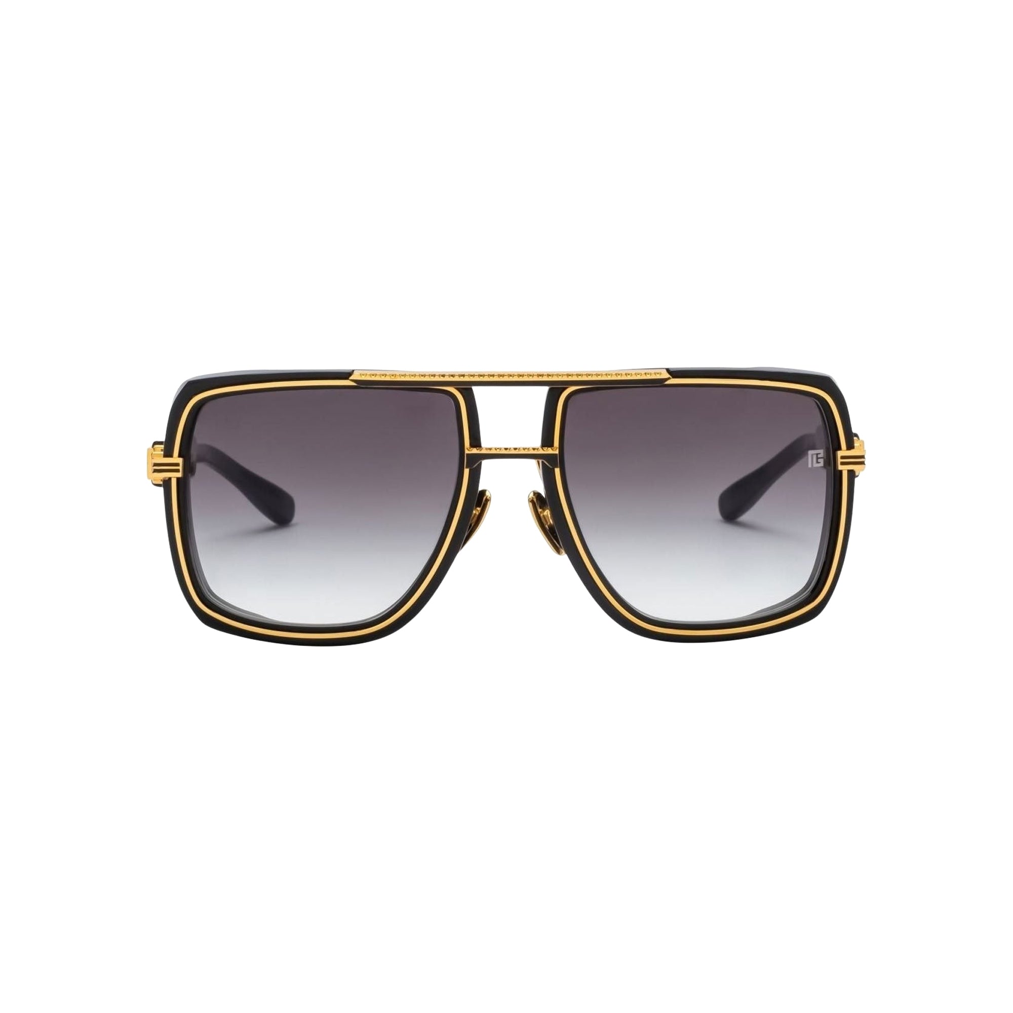 Lunettes de soleil mixtes Soldier - Black & Gold