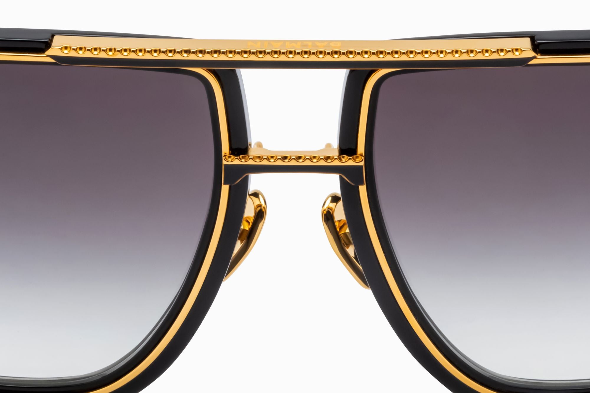 Lunettes de soleil mixtes Soldier - Black & Gold