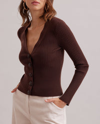 Cardigan court Solfege - Chocolate