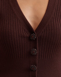 Cardigan court Solfege - Chocolate