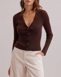 Cardigan court Solfege - Chocolate
