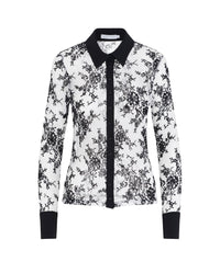 Chemise Solly en dentelle - Black & White