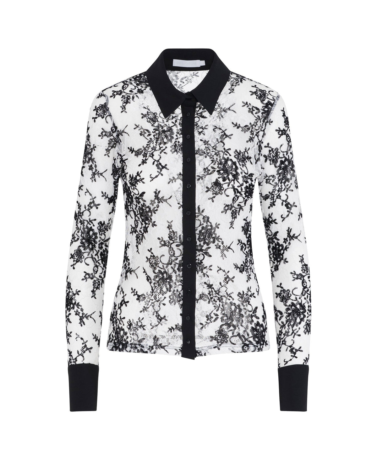 Chemise Solly en dentelle - Black & White