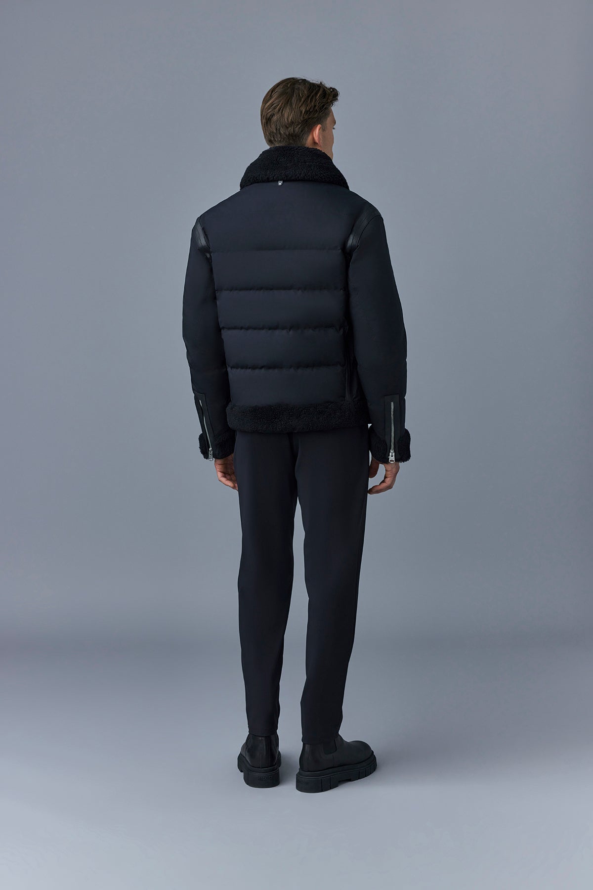 Veste Solomon en duvet - Black