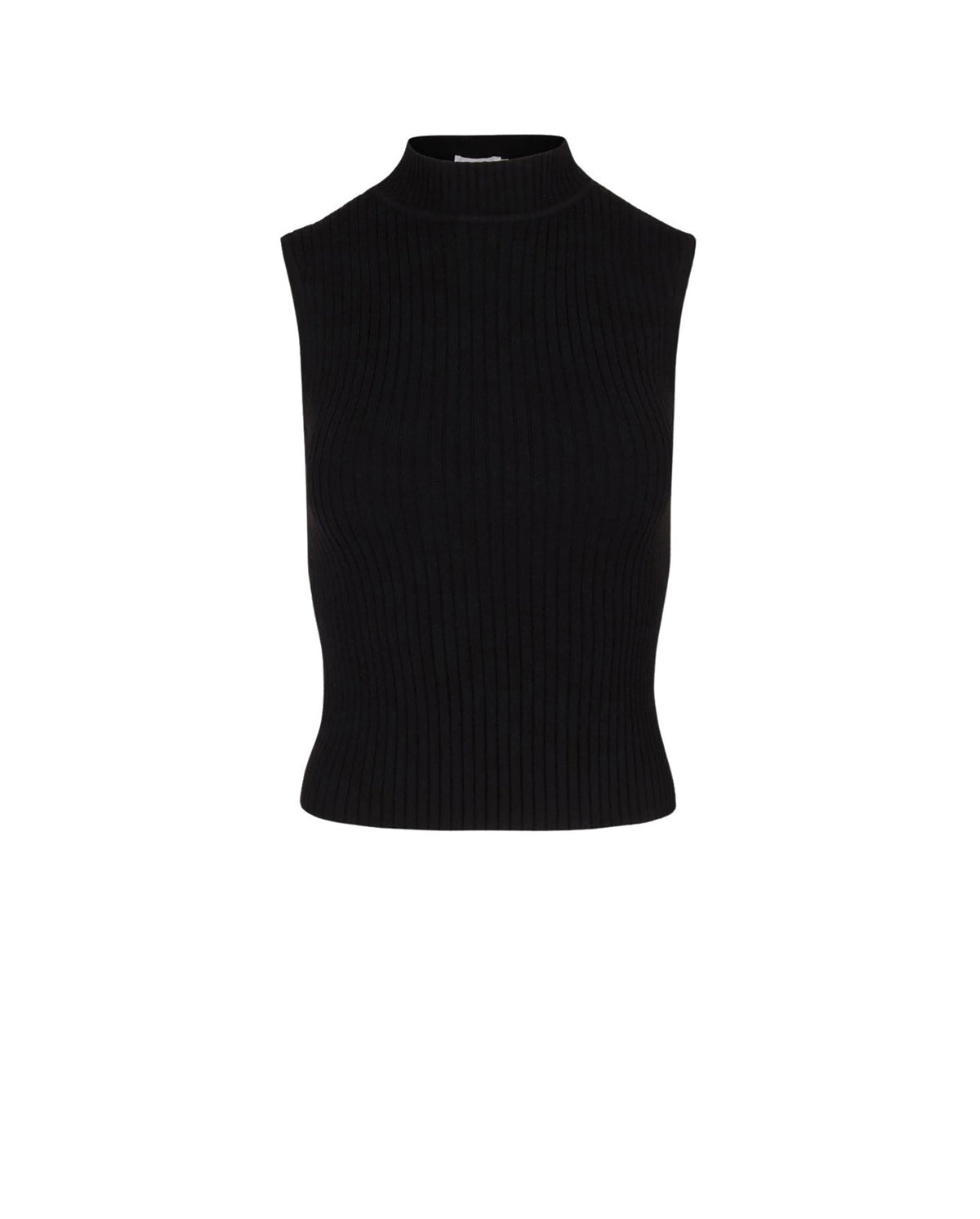 Maille Solo sans manche - Noir