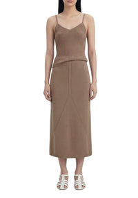 Jupe midi Soothe - Truffle