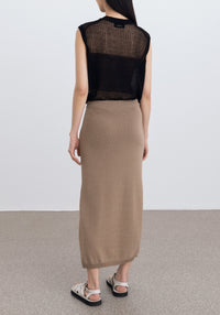 Jupe midi Soothe - Truffle