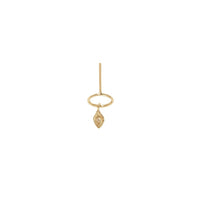Mono boucle d'oreille Souad N°1 en or avec diamant - Or jaune & Diamant