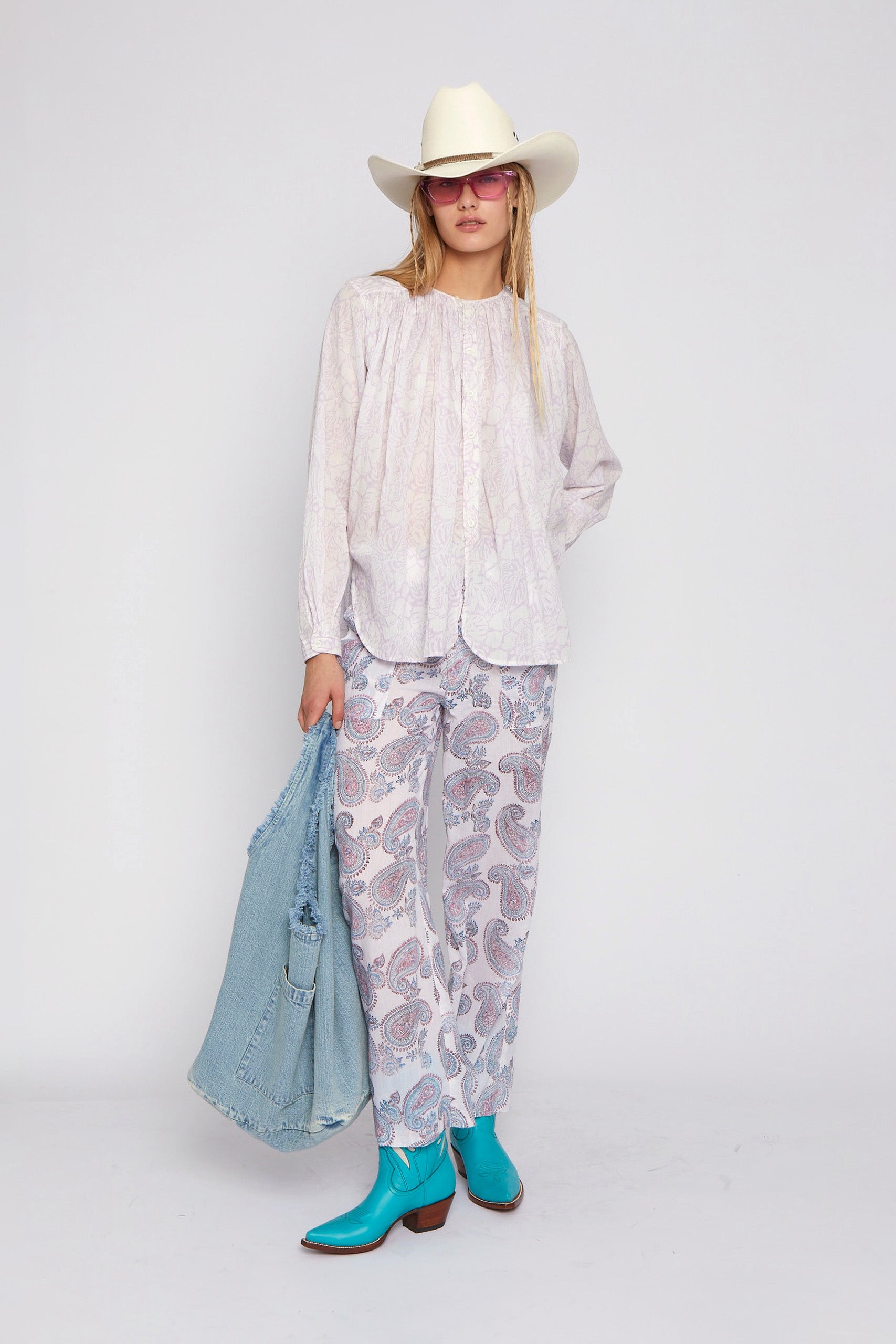 ZNOSTOCK_WHITE PANTS SOUKY - White