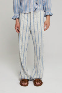 Pantalon Souky décontracté coupe droite - Blue