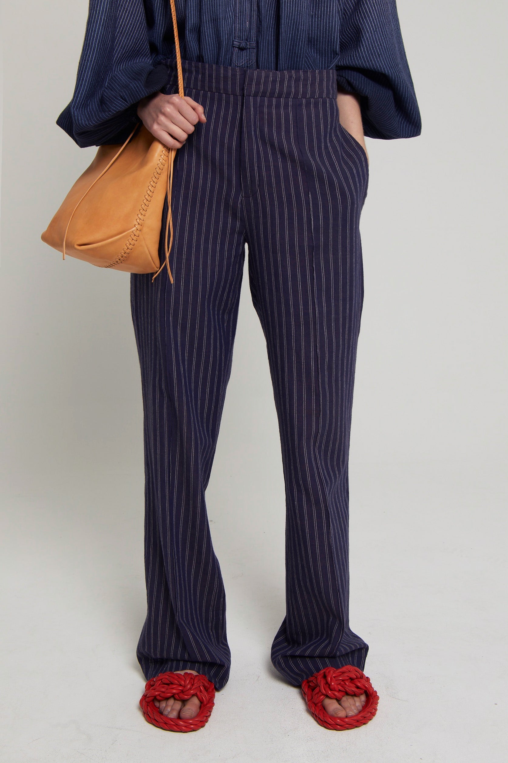 Pantalon Souky coupe droite - Navy