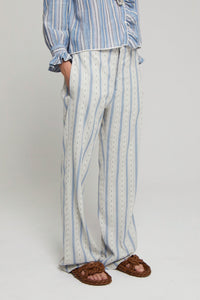 Pantalon Souky décontracté coupe droite - Blue