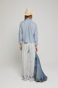 Pantalon Souky décontracté coupe droite - Blue