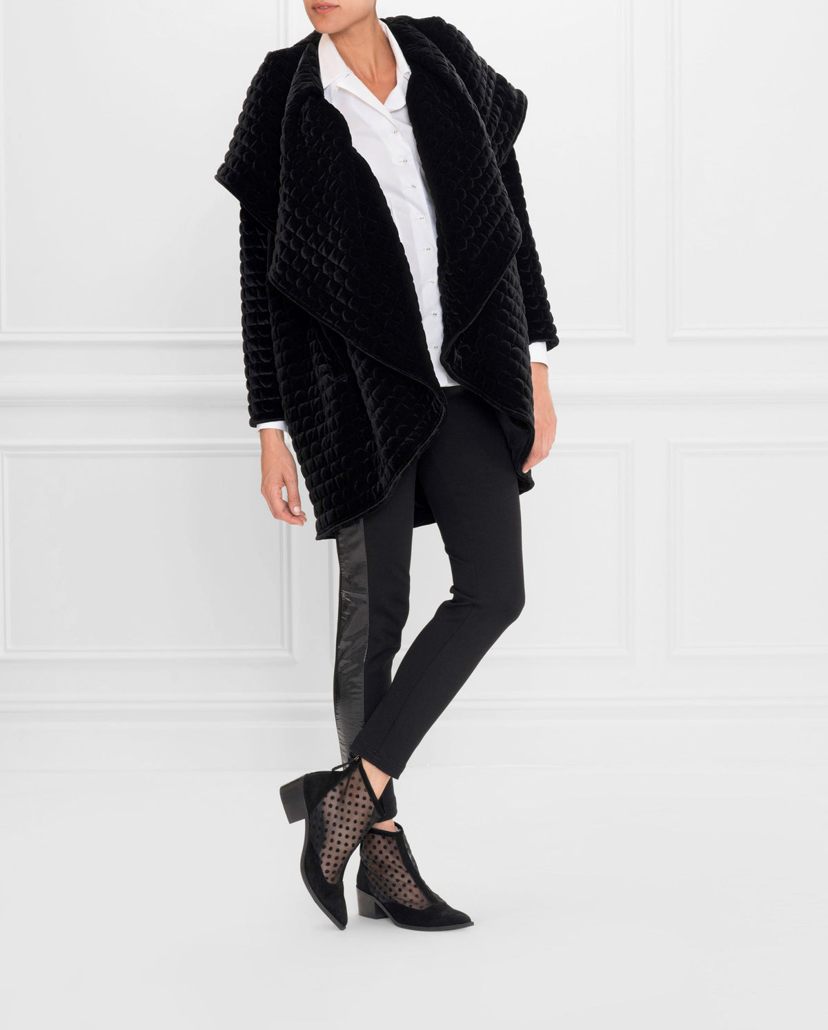 Manteau matelassé Soyeux  - Black