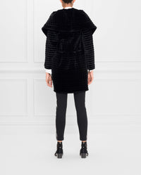 Manteau matelassé Soyeux  - Black