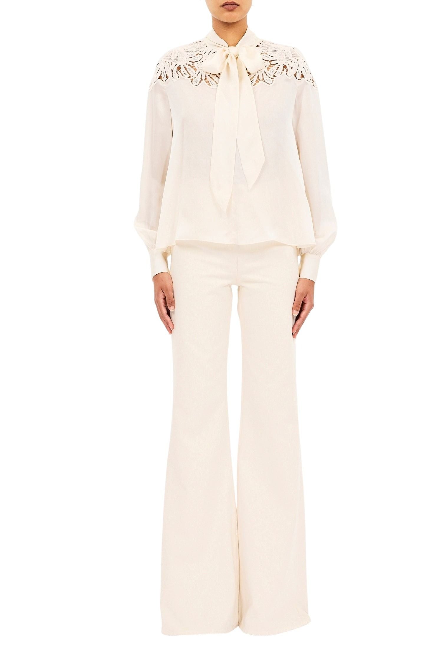 Lenora LS Silk Blouse