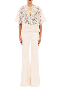 Dua Corded Lace SS Top