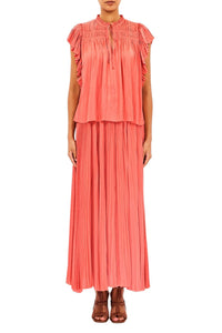 Agosta Flutter Sleeve Top