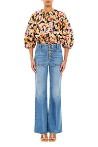 Lucie Bubble Sleeve Top