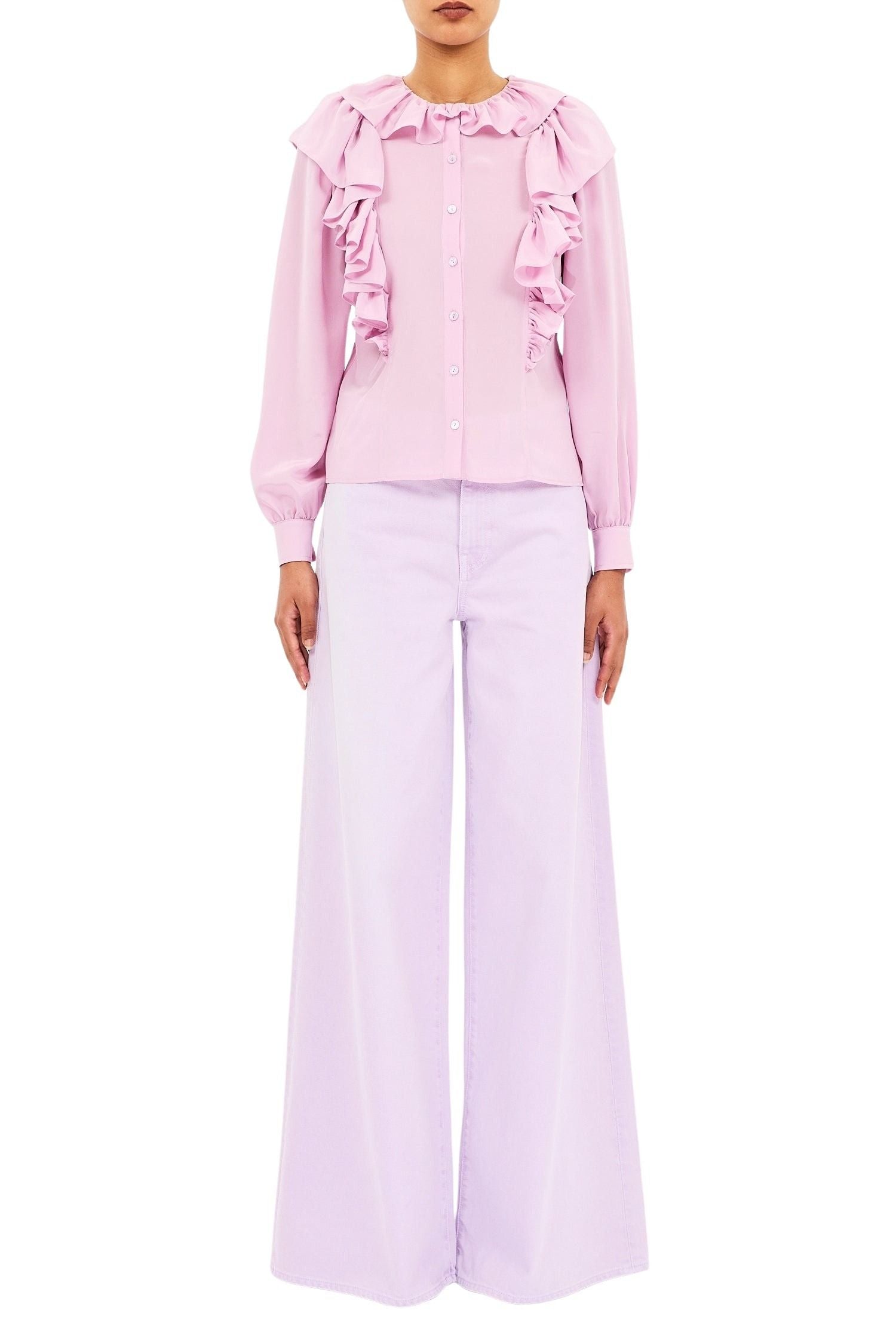 Ellie LS Silk Blouse