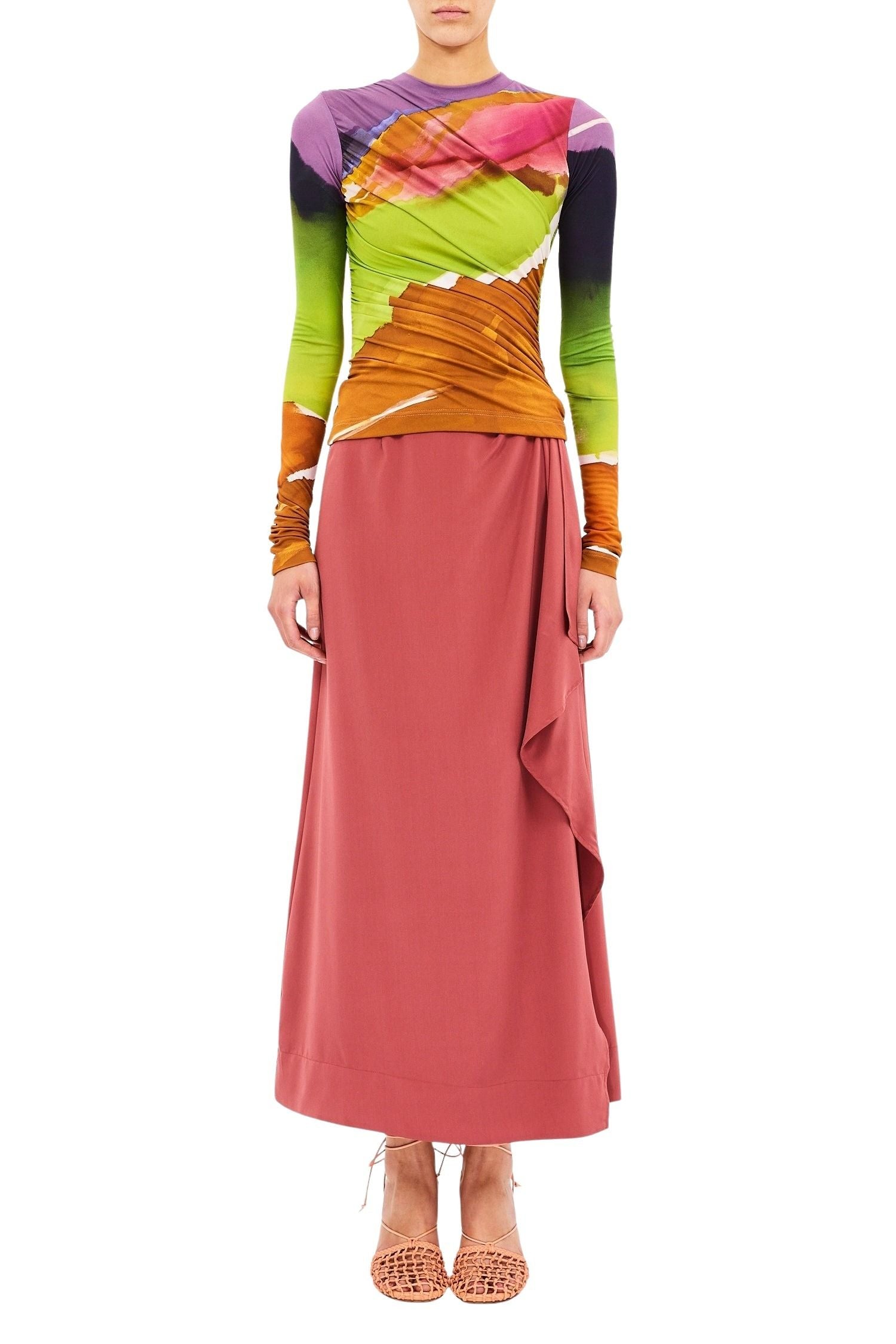 Paradis Ruched Jersey Top