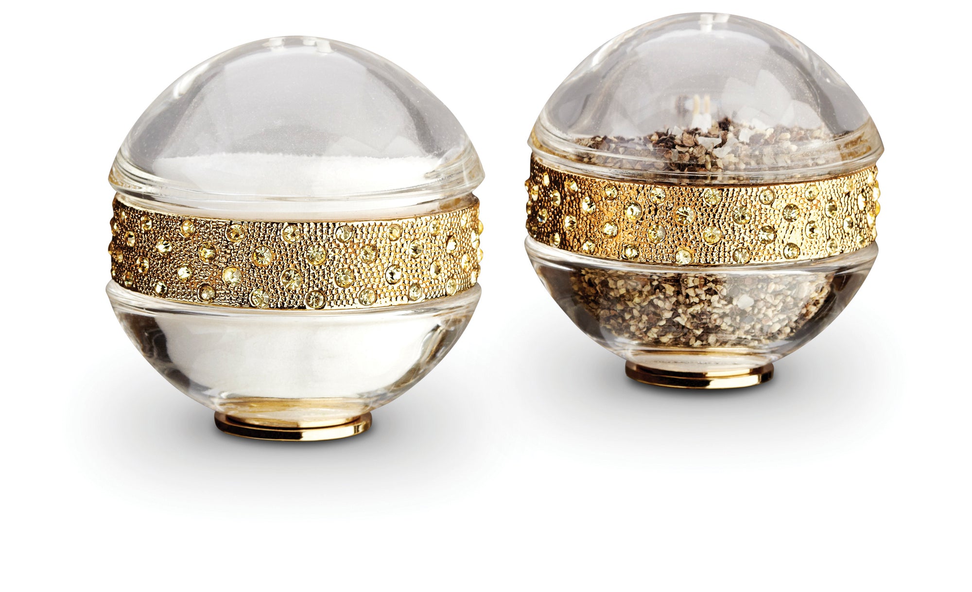 Salière & poivrière Pavé - Or