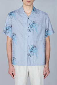 Chemise à logo en soie - Parma Violet