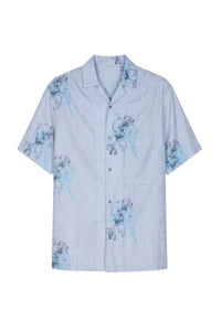 Chemise à logo et motifs en soie - Parma Violet