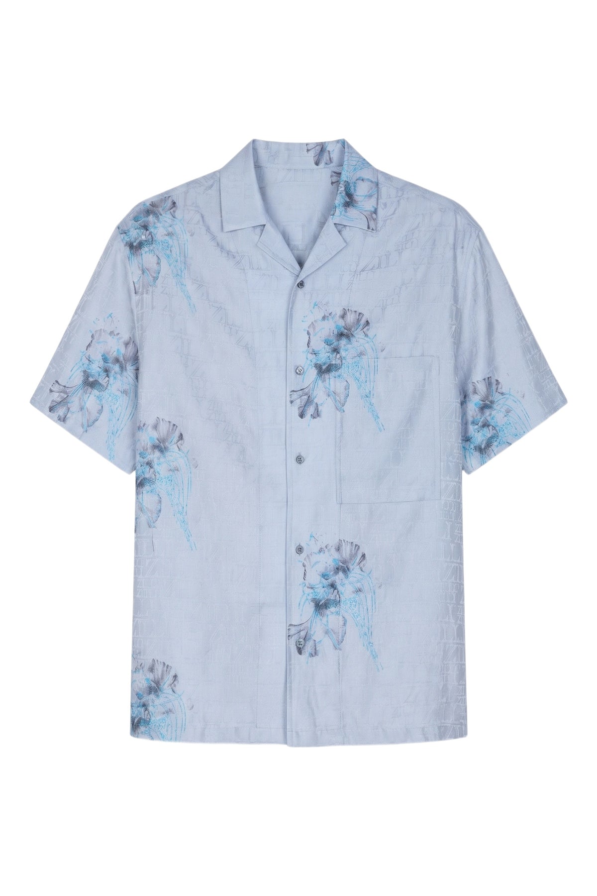 Chemise à logo en soie - Parma Violet