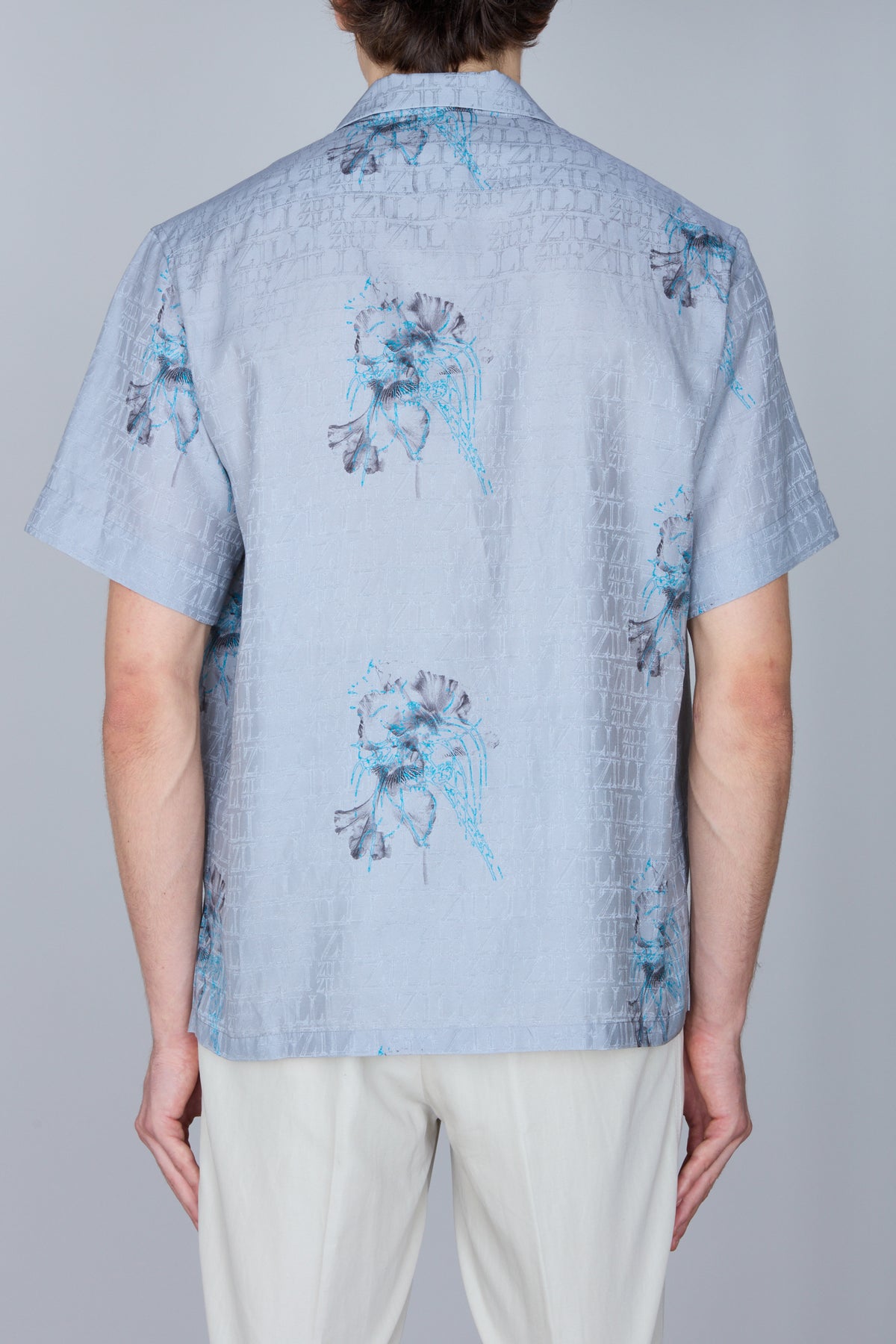 Chemise à logo en soie - Parma Violet