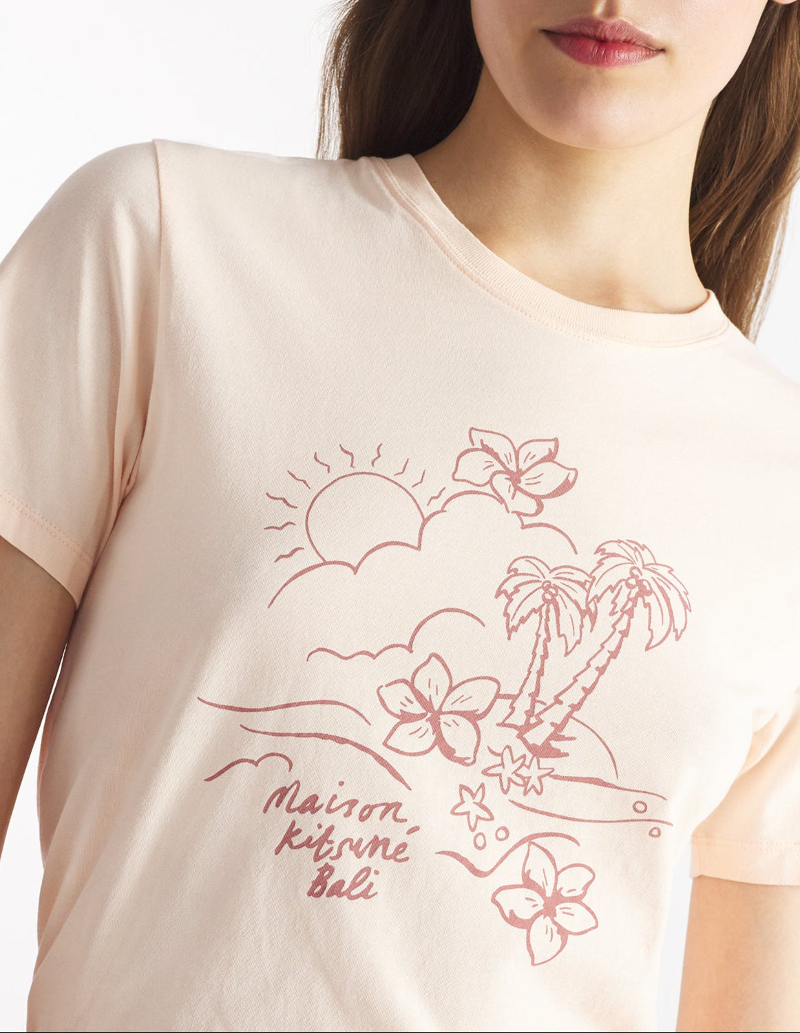 T-shirt avec impression - Pale Peach