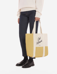 Sac cabas Cafe Kitsuné - Tapioca Colorblock