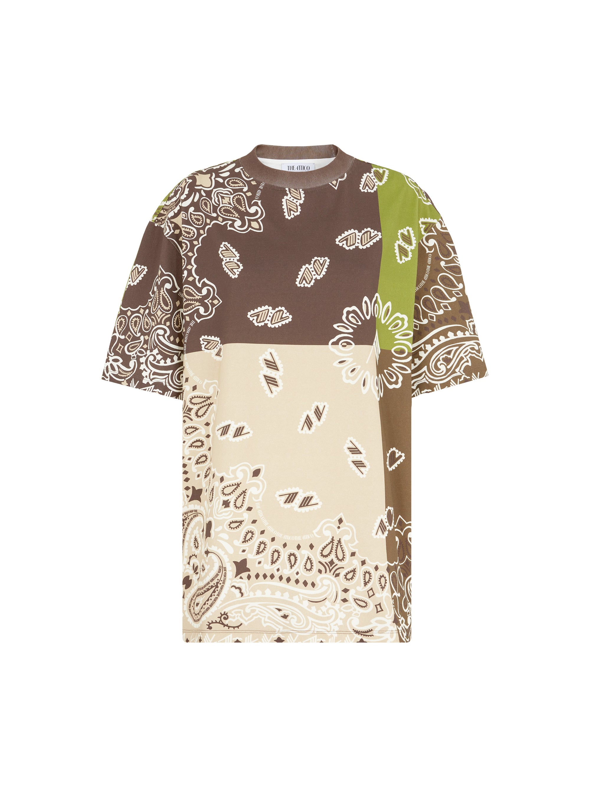 Shirt - Multicolor green/brown/beige
