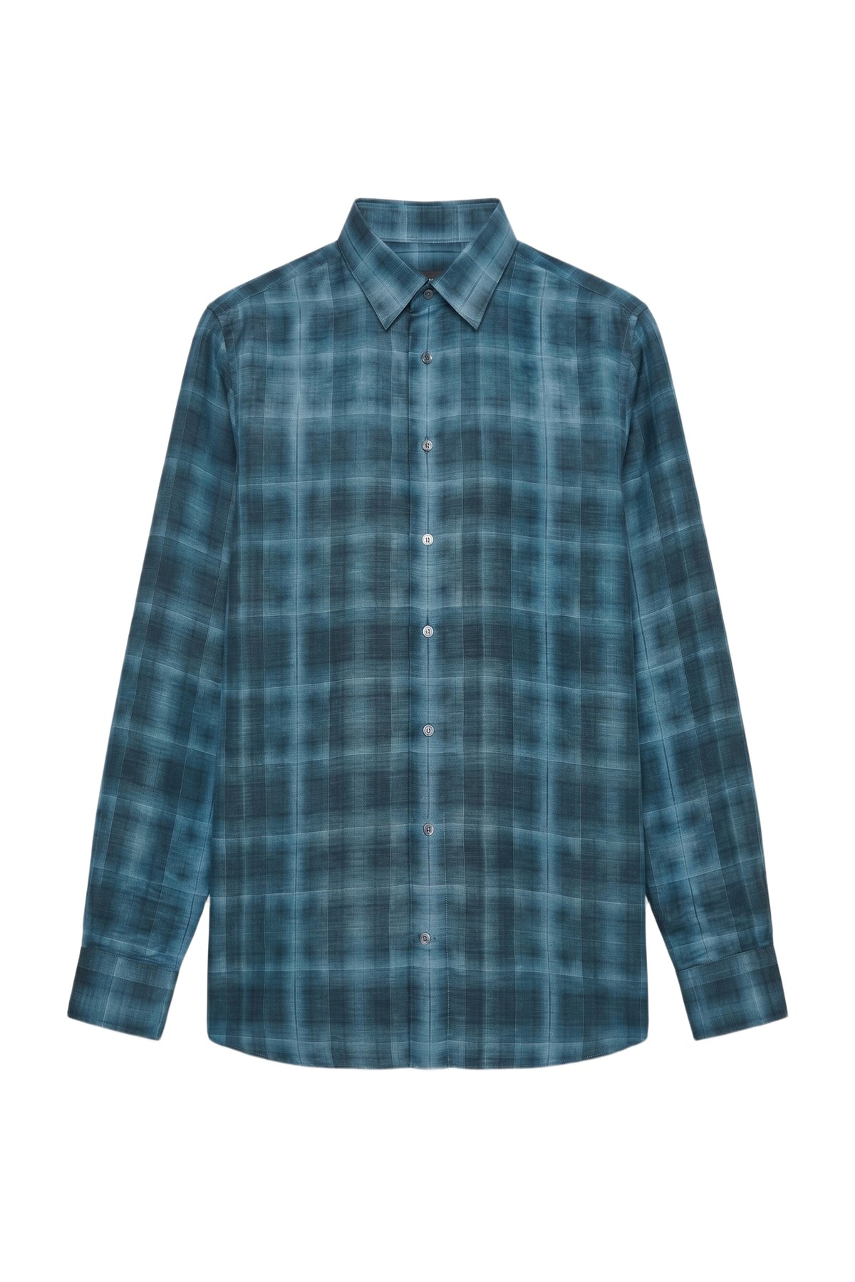 Chemise à carreaux en lin - Dark Green