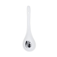 Porcelain spoon - White & Black