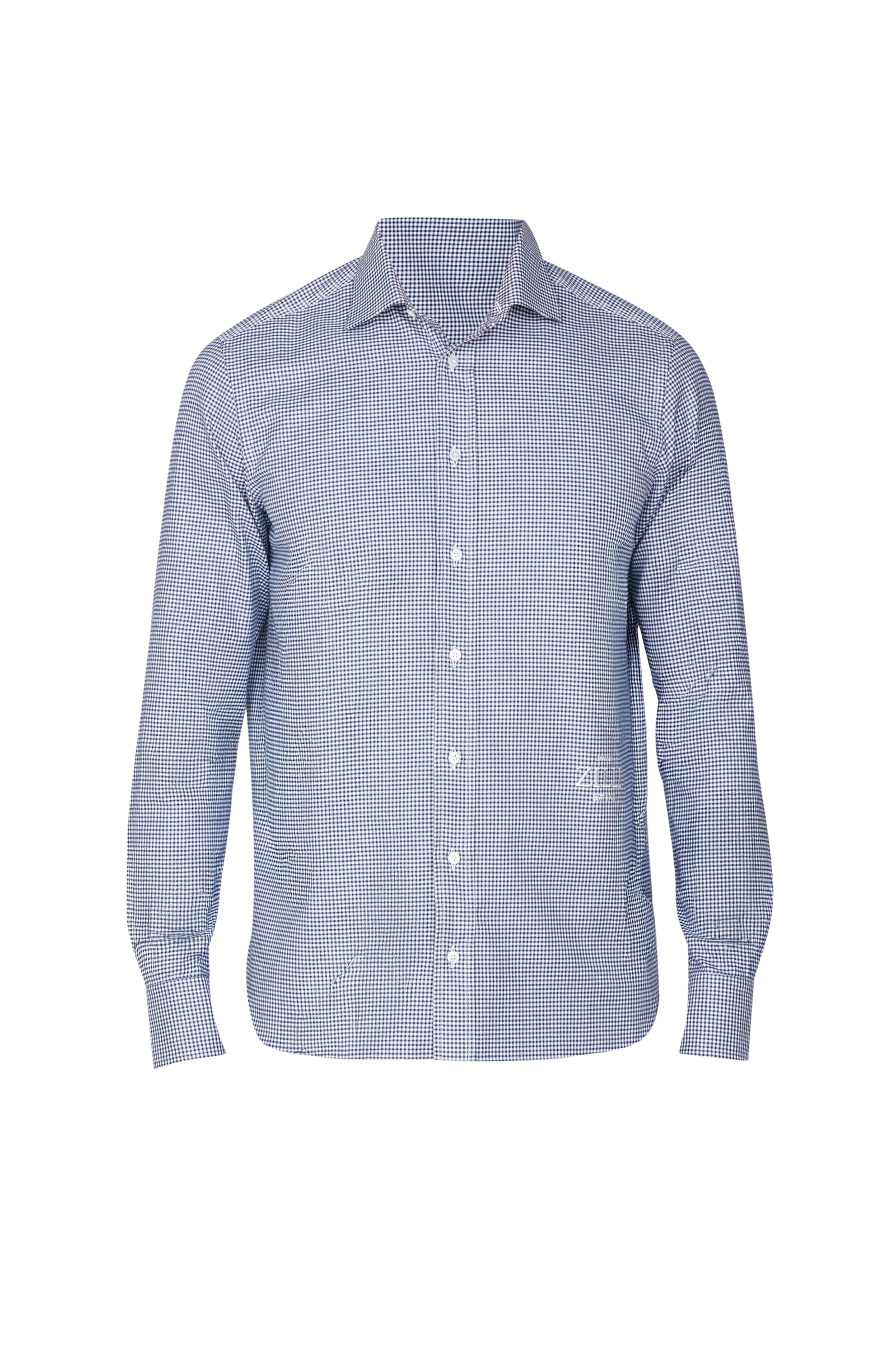Chemise à carreaux vichy - Bleu & Blanc