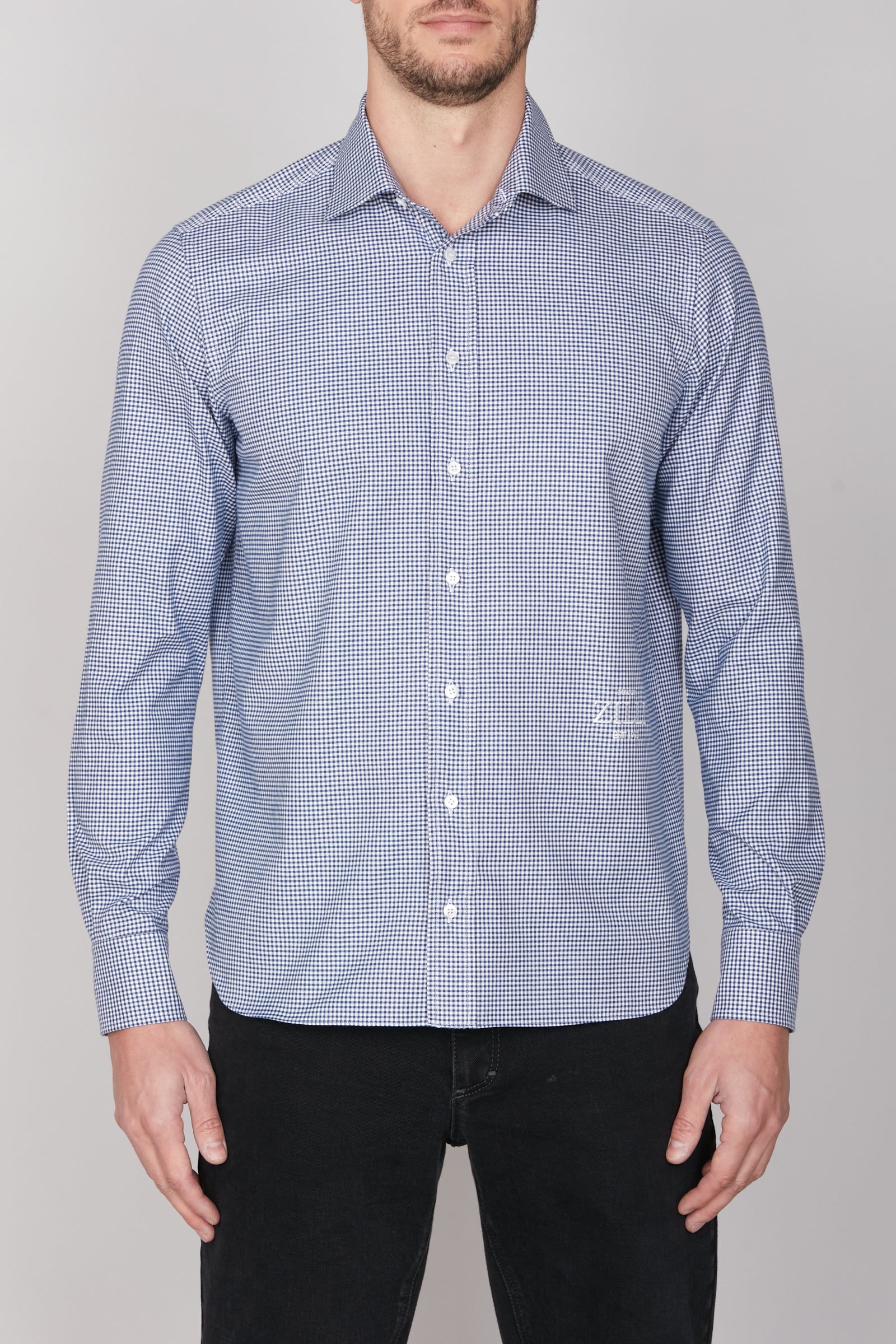 Chemise à carreaux vichy - Bleu & Blanc