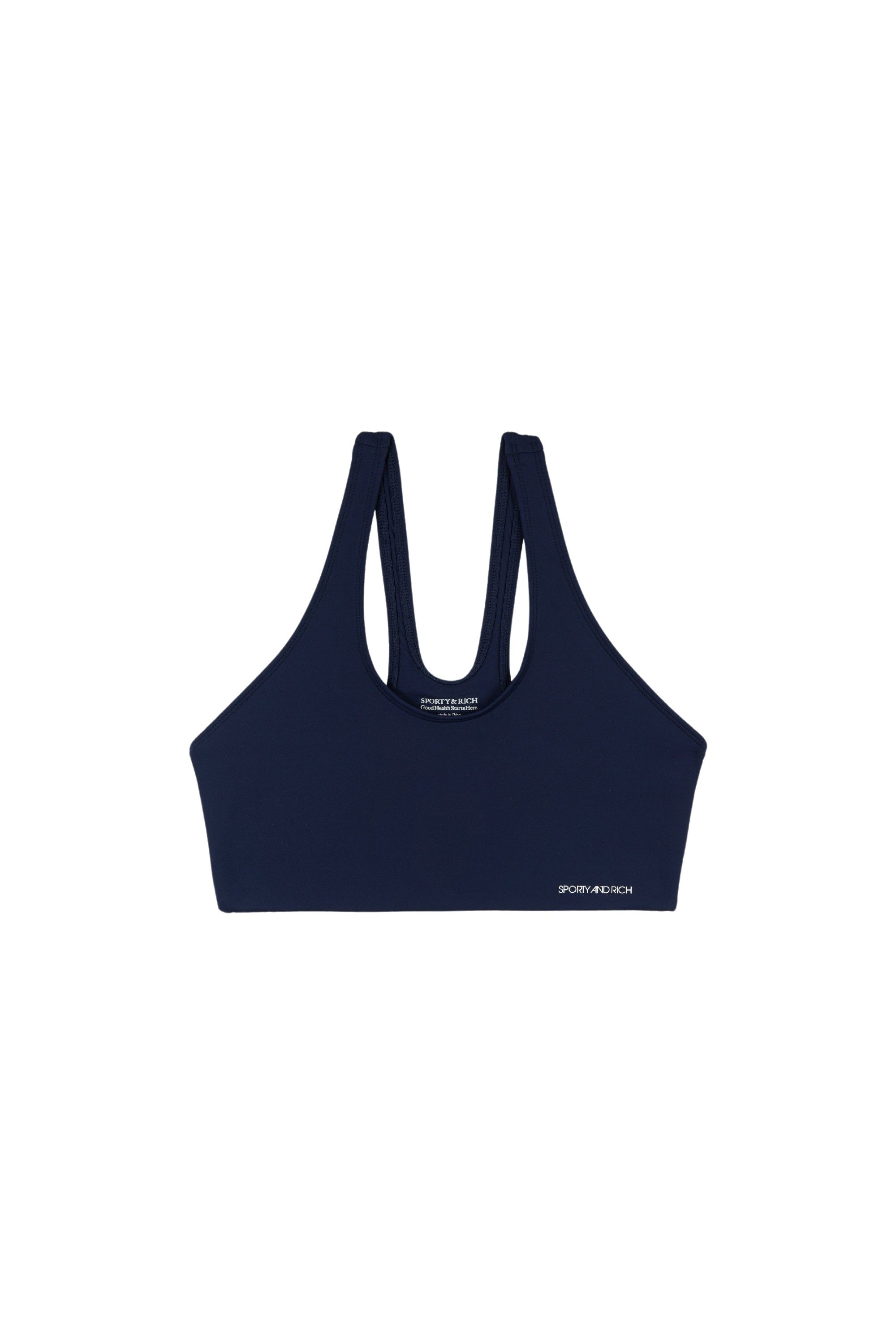 Brassière à col rond - Navy