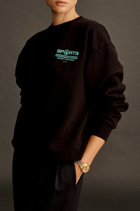 Sweatshirt à col rond - Black