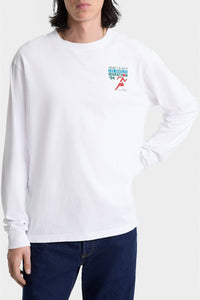 T-shirt à manches longues imprimé - White
