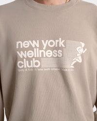 Sweatshirt Wellness Club imprimé - Elephant