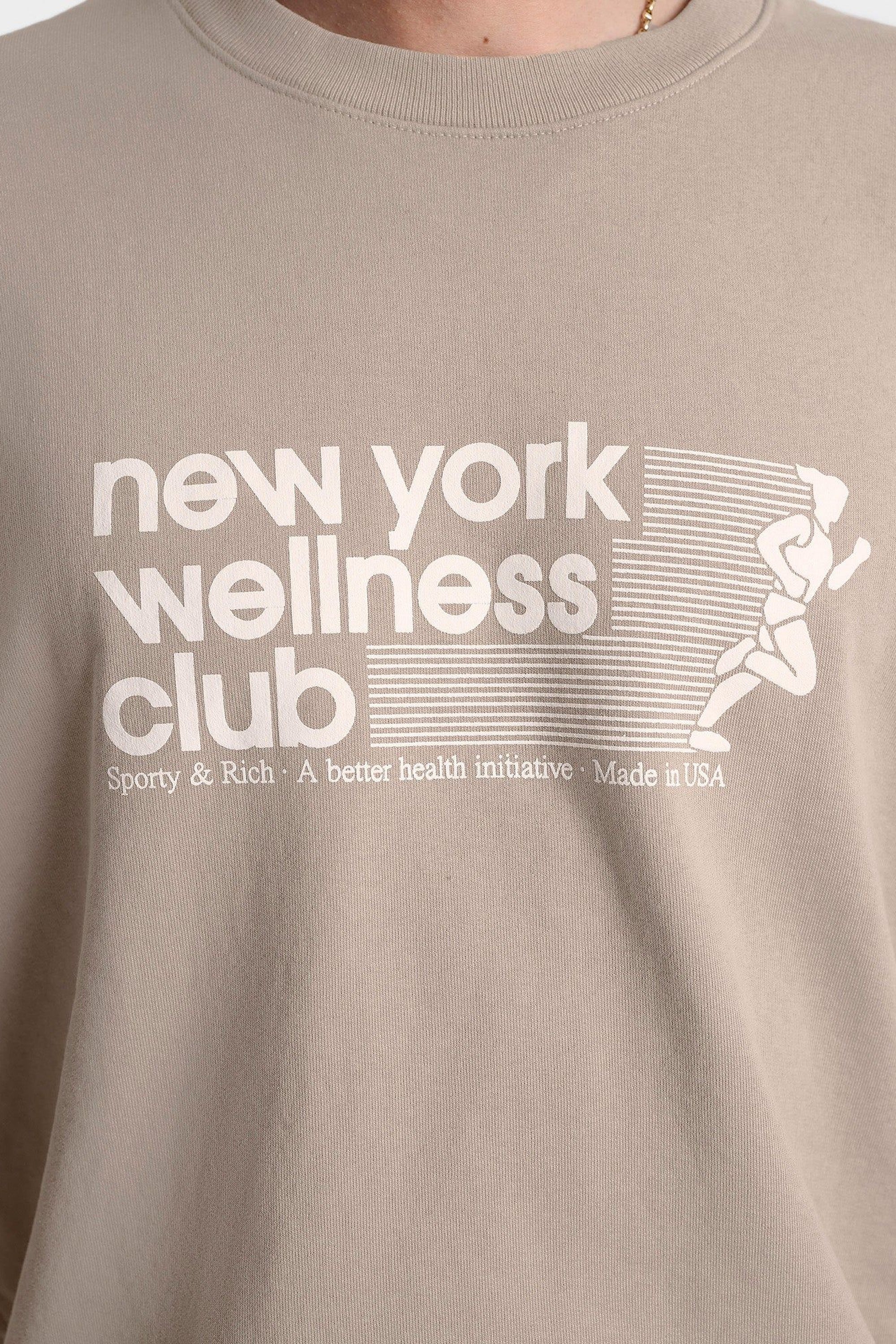 Sweatshirt Wellness Club imprimé - Elephant