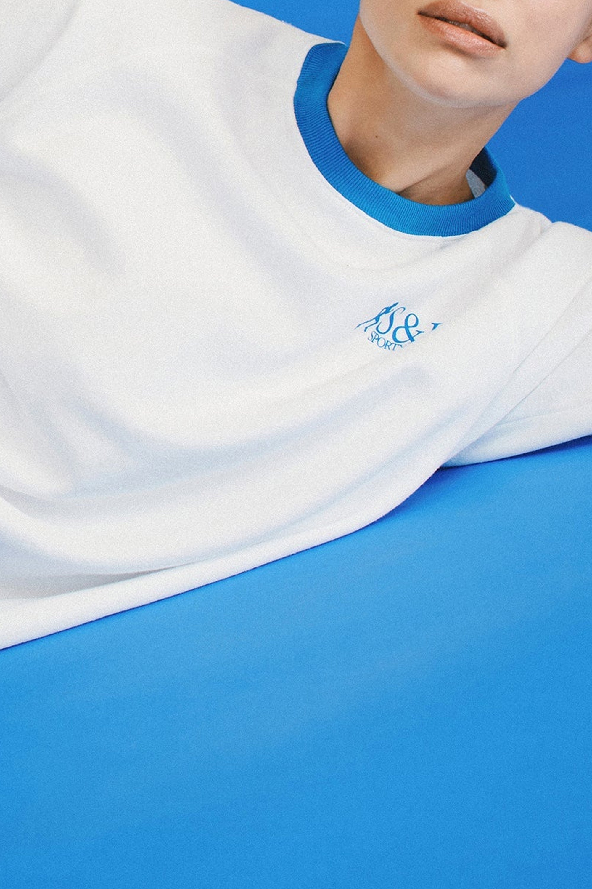Sweatshirt SR Runner imprimé - White