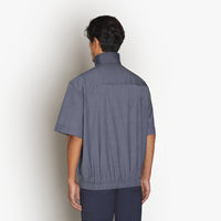 Chemise zippé en laine - Pale Blue Onyx