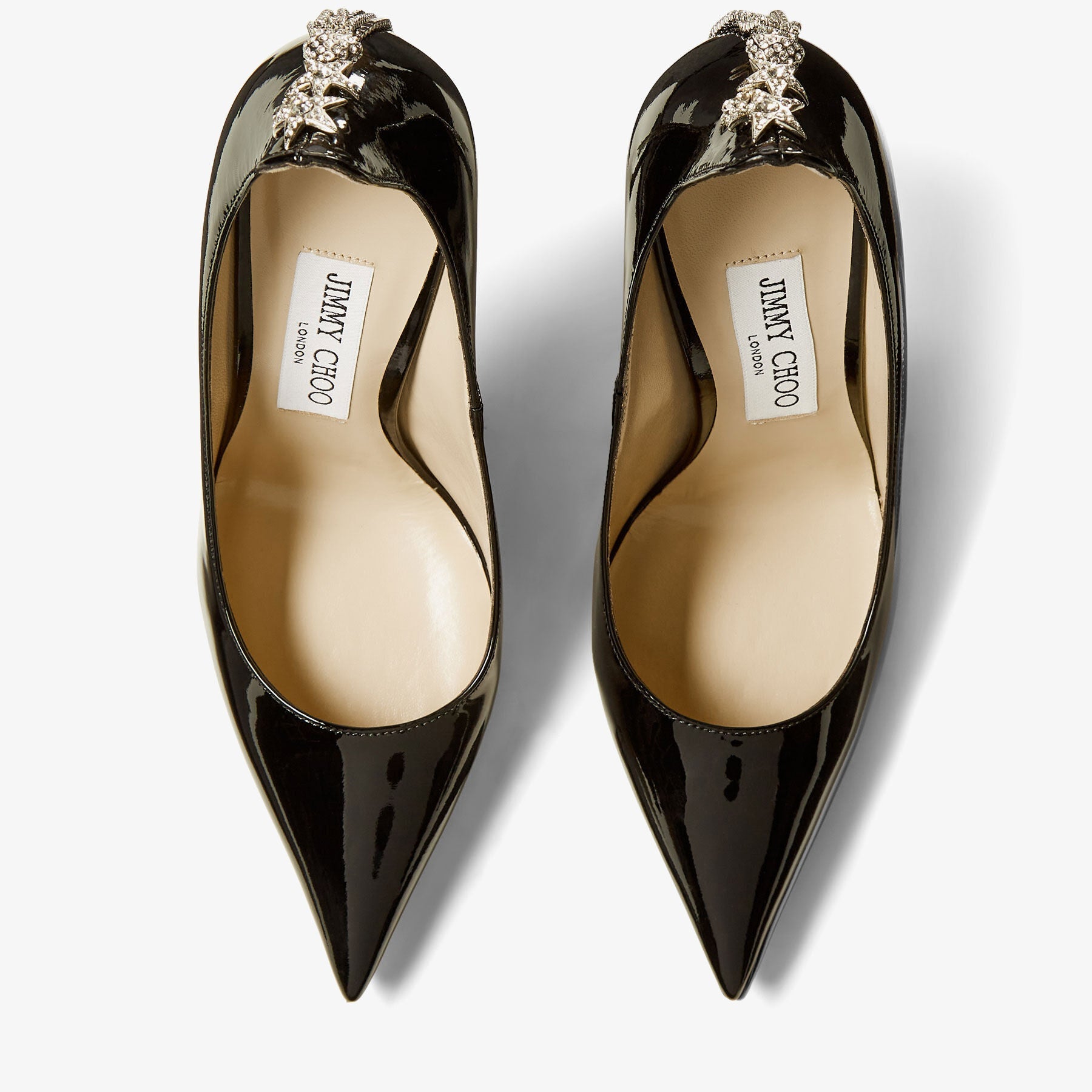 Escarpins Spruce 110 en cuir verni avec accessoire - Black