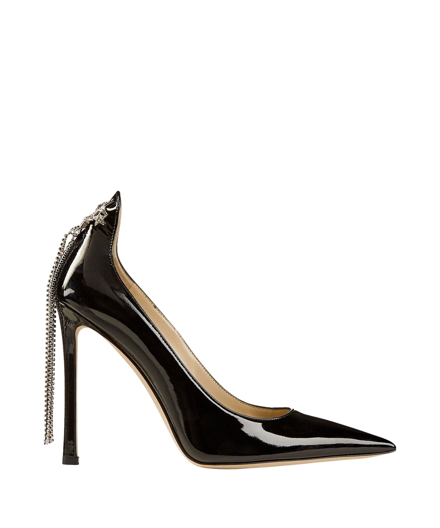 Escarpins Spruce 110 en cuir verni avec accessoire - Black