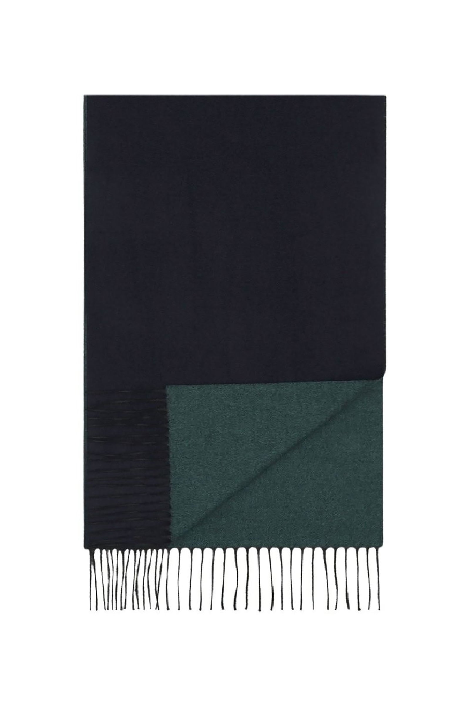 Écharpe en soie - Bleu & Vert