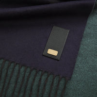 Écharpe en soie - Bleu & Vert